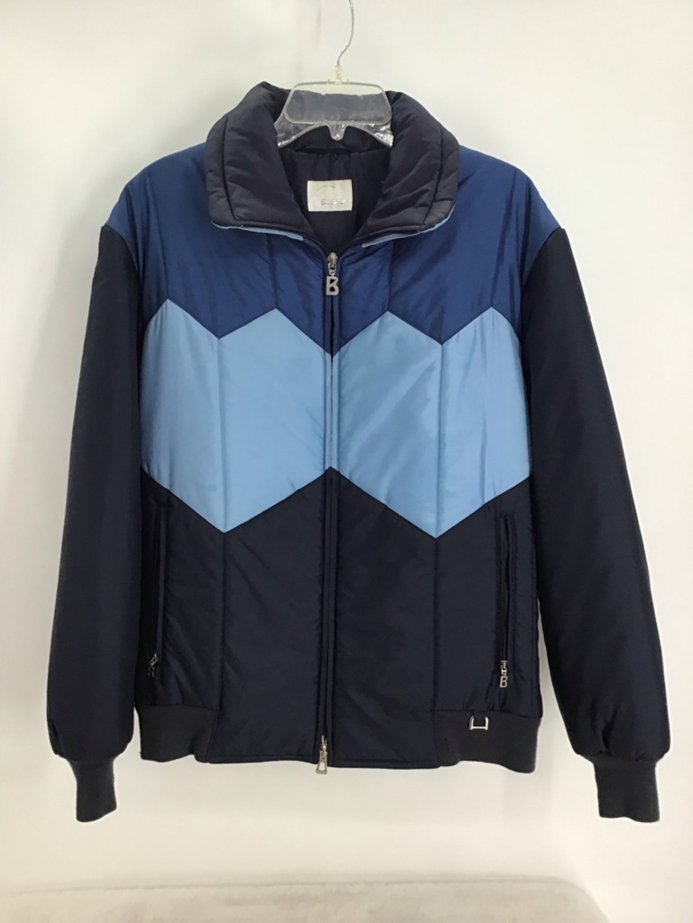 Vintage Bogner Zip-Up Ski Jacket Puffer Winter Warm Color Block Size 48